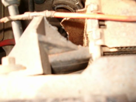 1991 Ford Bronco - Broken Radiator.