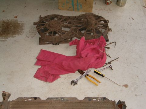 1991 Ford Bronco - My duel electric fans
