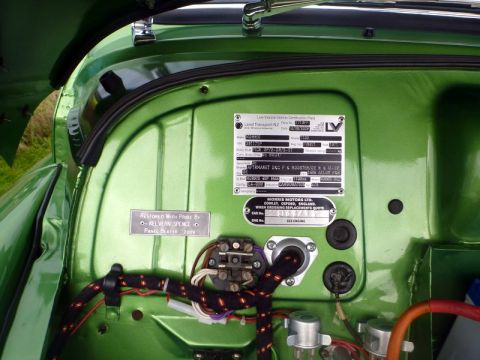 1969 MINI Cooper - The VIN plate confirms this is a 1969 Morris Mini, matching the registry claim.