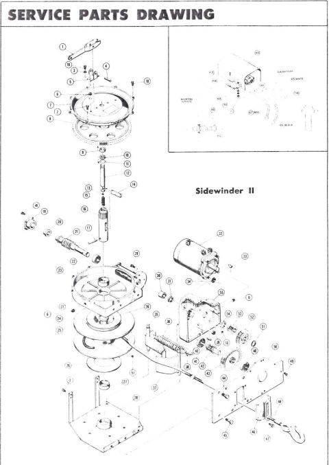 1976 Ford Bronco - Hickey Sidewinder II winch owner's manual IF THE IMAGE IS TOO SMALL, click it.