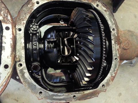 1995 Ford Bronco - Close-up view of the internal gears of a differential housing.