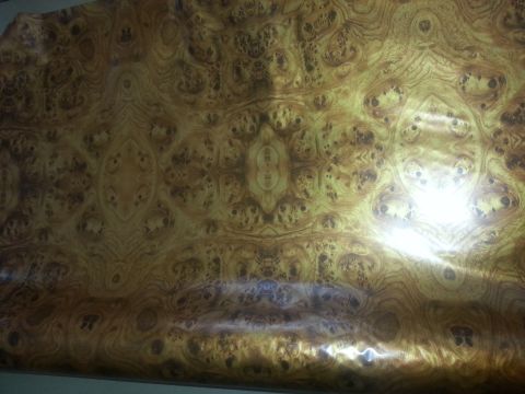 1994 Ford Bronco - Interior trim panel a wood grain burl pattern, likely applied via hydrographics.