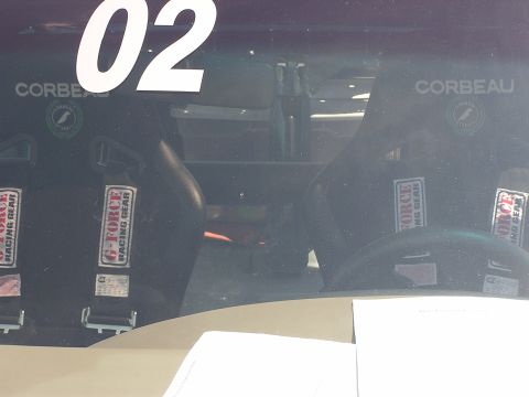 1993 Ford Taurus - The interior features racing seats and harnesses, with prominent Corbeau and G-Force branding visible.