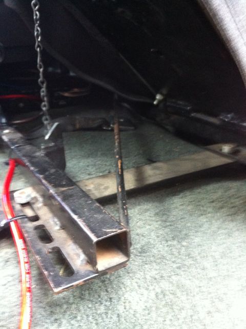 1992 Ford F-150 - Old bench seat bracket.