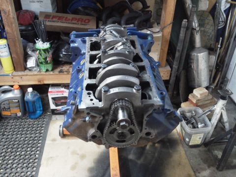 1988 Ford Bronco - Notice something strange in this pic? Oil pickup thread was installed on the wrong side of the Block. Whoops.. No big, just a little fix.