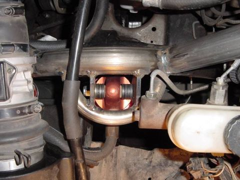 1987 Ford Bronco - This image shows a custom exhaust part, not a 1987 Ford Bronco.