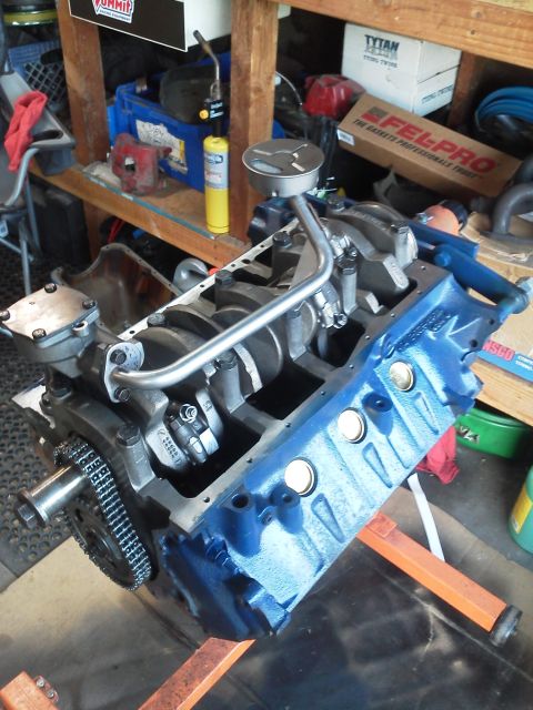 1988 Ford Bronco - Oil Pump and pickup installed.