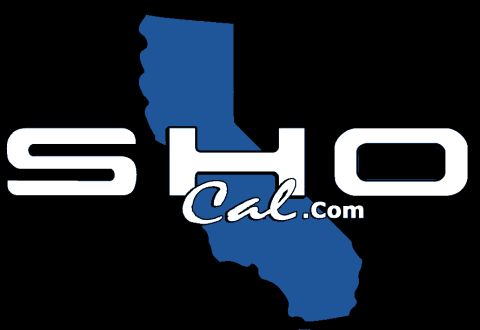 1993 Ford Taurus - This image is a logo for SHOCal.com, text and a map of California.