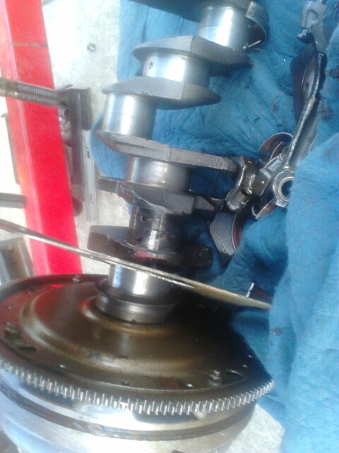 1988 Ford Bronco - spun and burned to a crisp a rod bearing. couldn't get the torque converter off till I had the crank removed