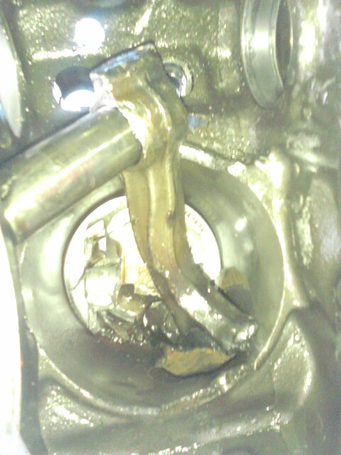 1988 Ford Bronco - thrown rod jammed up in the cylinder