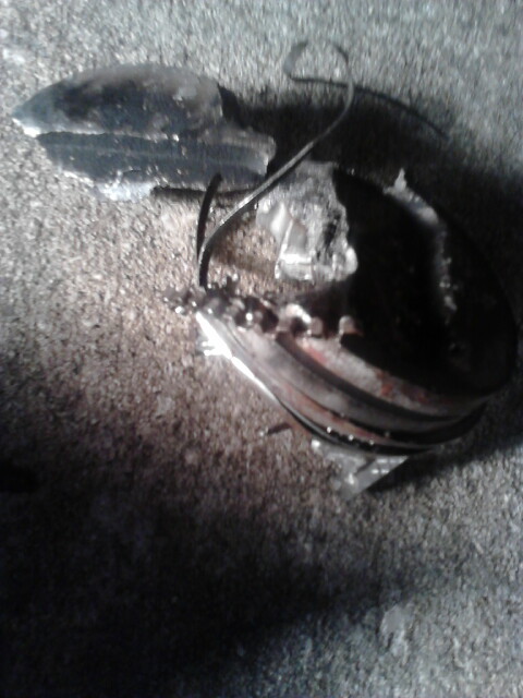 1988 Ford Bronco - what remained of #8 piston