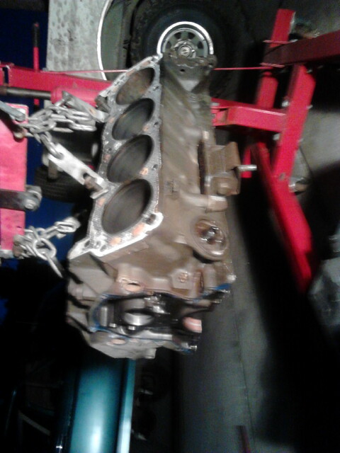1988 Ford Bronco - block completely stripped