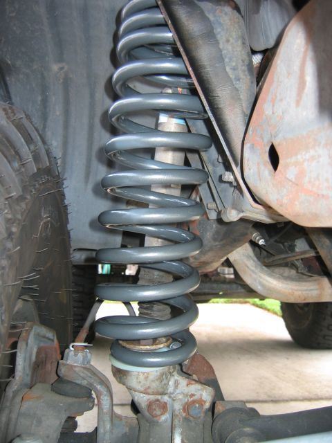 1992 Ford Bronco - new Deaver CSF64 5.5 inch springs for TTB, these are 400 lb spring but ride 1000 times better than the old ones.