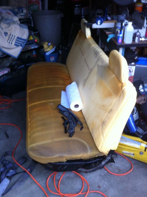 1992 Ford F-150 - All the fabric stripped off for cleaning,