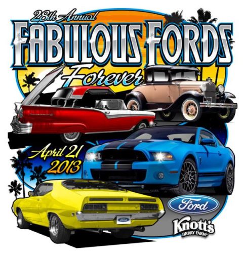 1994 Ford Bronco - Artwork for the 28th Annual Fabulous Fords Forever event held on April 21, 2013.