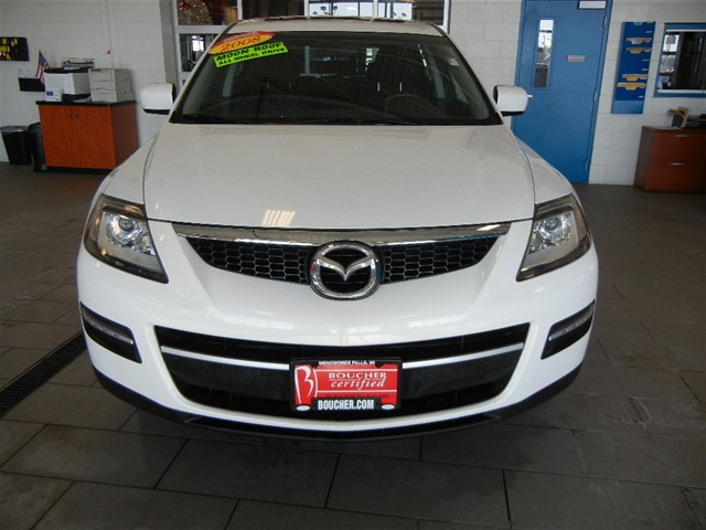 White 2008 Mazda CX-9 front view with a dealer tag