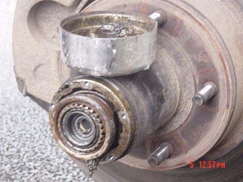 1987 Ford Bronco - lockout cover off