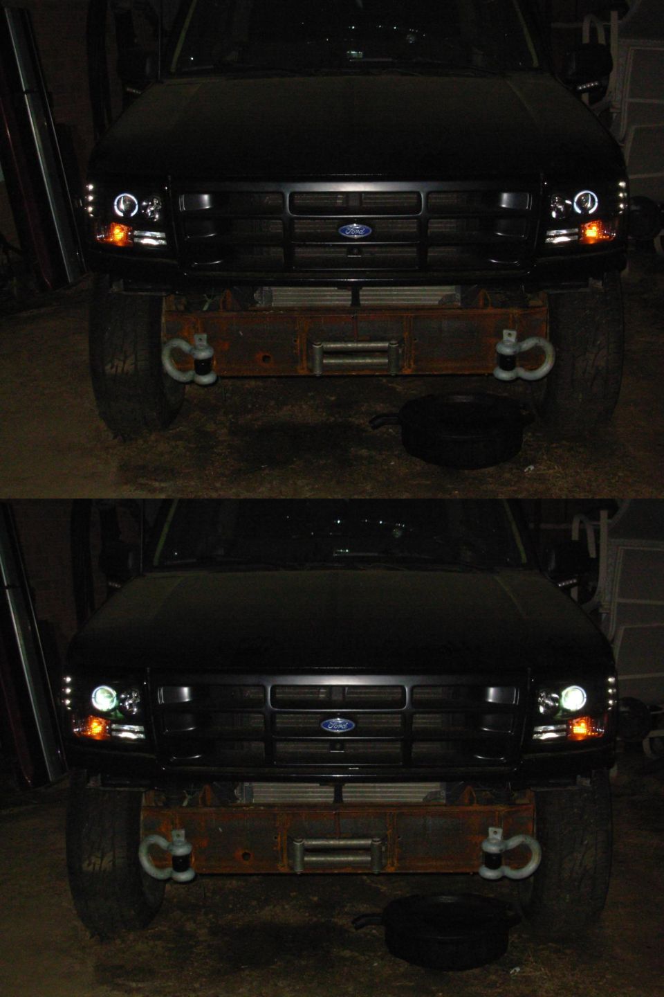 The flash from the camera ruins the effect - they actually look a LOT better IRL.

All of my trucks' lights came from this seller: black https://www.ebay.com/itm/273562204627 ; chrome https://www.ebay.com/itm/274382325575