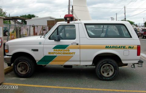 1994 Ford Bronco - This 1994 Ford Bronco served as a parking enforcement vehicle for Margate, NJ.