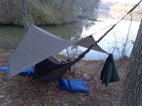 1990 Ford Bronco - Hammock camping at Uwharrie