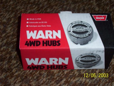 1987 Ford Bronco - Box containing my new Warn Gold Premium locking hubs.