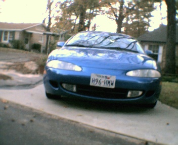 1995 Mitsubishi Eclipse - Front view of D-rails eclipse