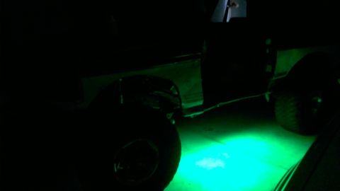 1994 Ford Bronco - This SUV has green underglow lighting visible from the side.