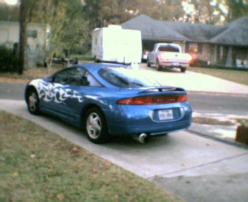 1995 Mitsubishi Eclipse - Back corner view of the eclipse