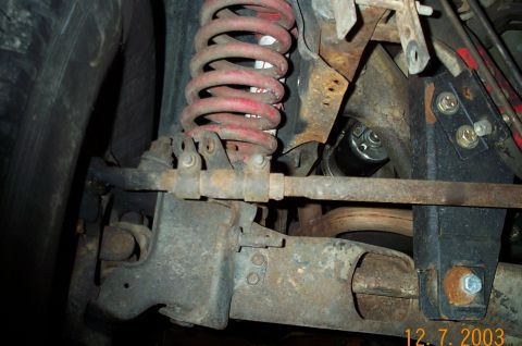 1986 Ford Bronco - Passenger side TTB has Quad shock mount.