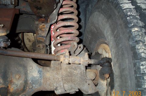 1986 Ford Bronco - Driver's side TTB doesn't have the shock mount ? wonder why?