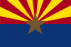 1994 Ford Bronco - The flag of Arizona features a copper star and rays of sun.