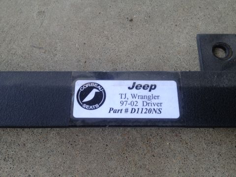 2000 Jeep Wrangler - This label indicates the part is for a Jeep TJ Wrangler, model years 1997-2002.