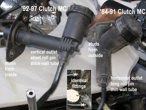 1983 Ford Bronco - Since the tube ends are identical, it only took a heat gun to bend the old tube so it would fit into the new MC. Later, I discovered that t…