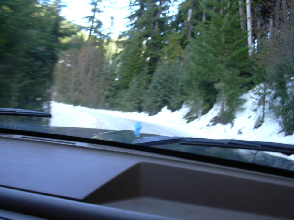 Road is a little icy.