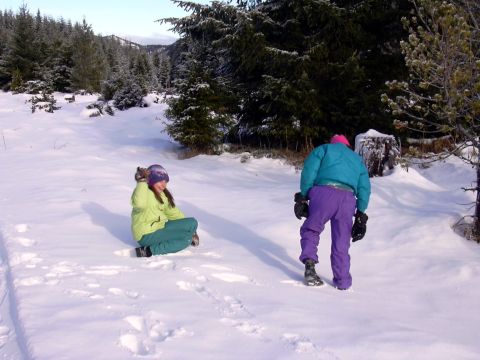 1991 Ford Bronco - SNOWBALL FIGHT!!!!!!!!!!