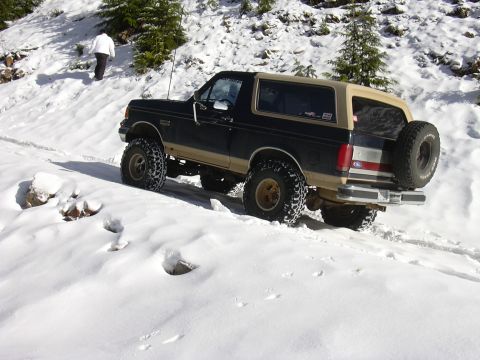 1991 Ford Bronco - Bronco did awesome in the snow