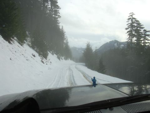 1991 Ford Bronco - Headin back down the hill