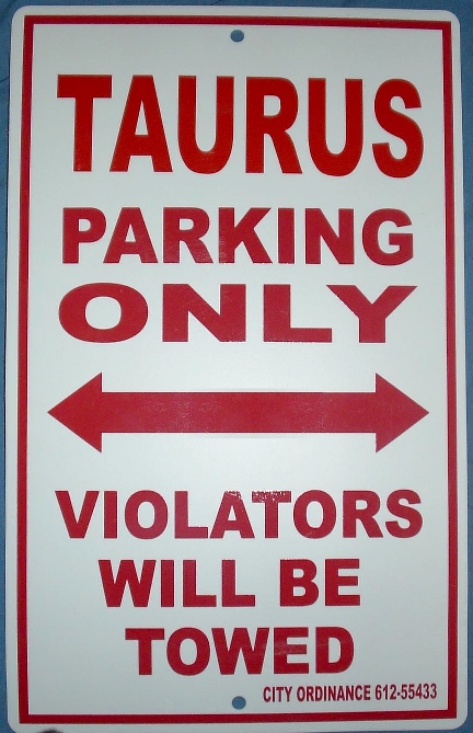 2001 Ford Taurus - Taurus Parking Only