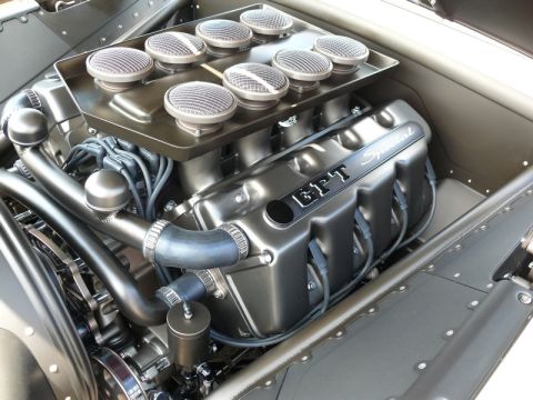 1968 Chevrolet Camaro - Custom engine build eight individual air intakes and "GPT Special" valve covers, likely a performance modification.