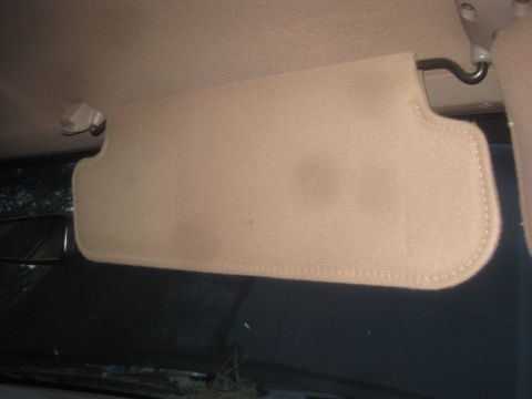 1993 Ford Bronco - Interior view of a tan sun visor, likely from a vehicle part-out.