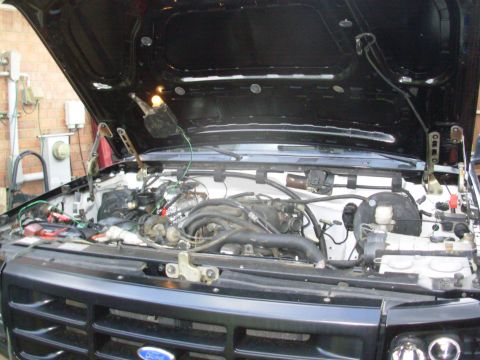 1983 Ford Bronco - This hood reel is just one of several lights I plan to add throughout the truck, but it's in the stock location for '80-86 trucks. Due to t…