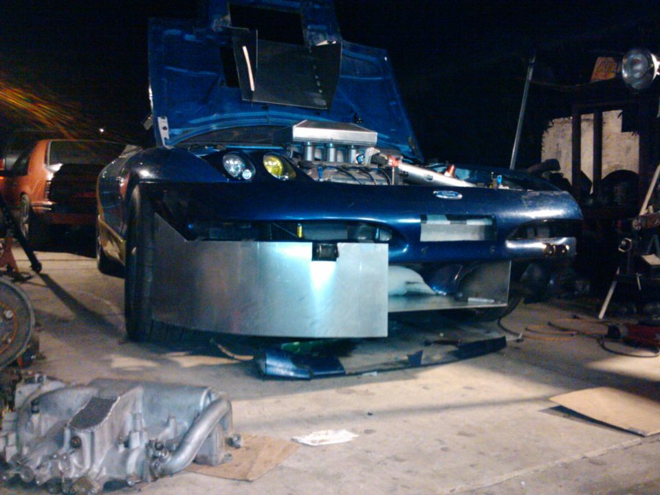 front bumper aero work