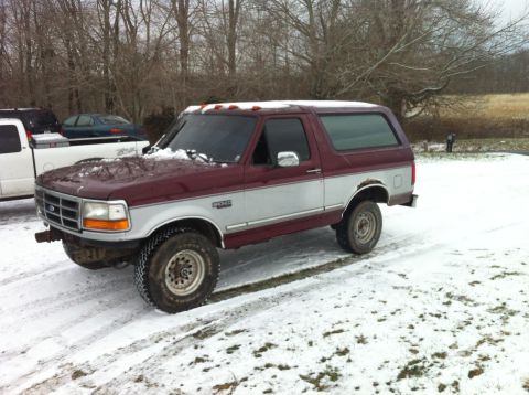 1996 Ford Bronco - 1996 Ford Bronco This was taken shortly after getting it home. Junk Title, Perfect donor truck for the 1992 351 MAF Swap.