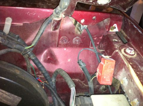 1996 Ford Bronco - Drivers side firewall wiring