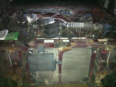1996 Ford Bronco - Radiator support before every bolt attaching it broke during removal. Upon picking the truck up and the initial walk around inspection I wa…