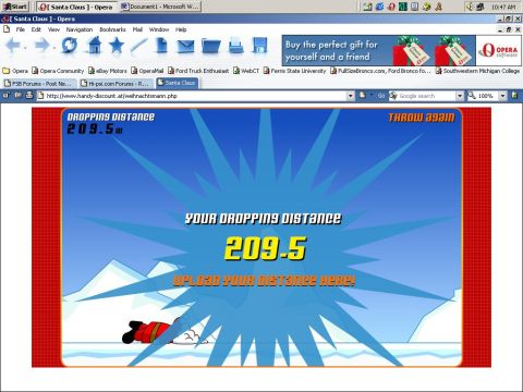 1985 Ford F-150 - This is a screenshot of a web game displaying a dropping distance of 209.5 meters.