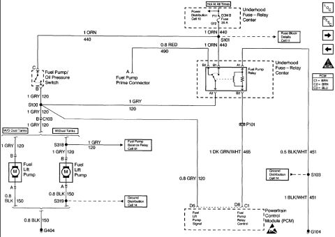 1997 Chevrolet Silverado 3500 - '97 6.5L PCM: lift pump, OPS