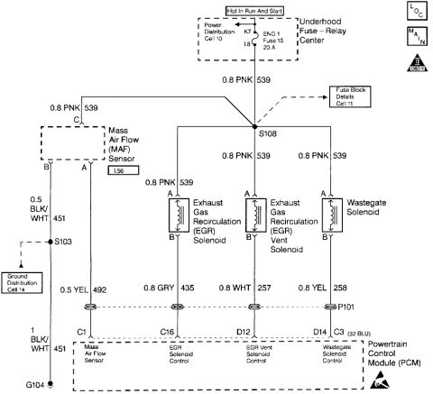 1997 Chevrolet Silverado 3500 - '97 6.5L PCM: MAR, EGR, wastegate