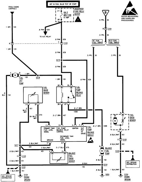 1997 Chevrolet Silverado 3500 - '97 6.5L Fuel Level Senders
