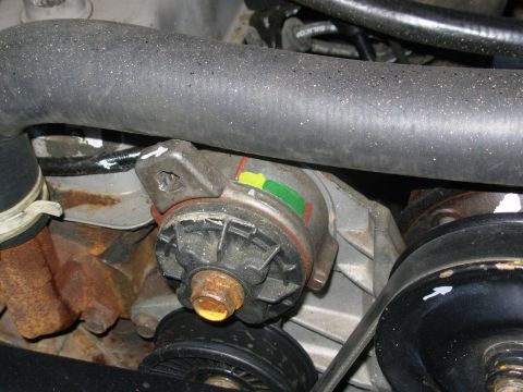 1983 Ford Bronco - The old compressor I was using temporarily (just so the belt would stay on) had a ~5" pulley, but the correct compressor's pulley is n…